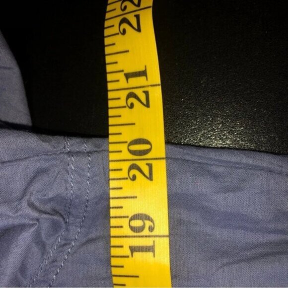 Curvo Blouse Shirt Top XS Blue Embroidered Long Sleeve Collar Breathable - Picture 5 of 12